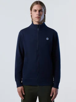 North Sails Felpa con zip in cotone*Uomo Outlet|Felpe