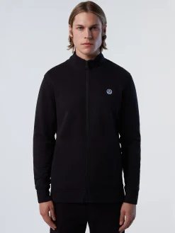 North Sails Felpa con zip in cotone*Uomo Outlet|Felpe
