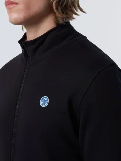 North Sails Felpa con zip in cotone*Uomo Outlet|Felpe
