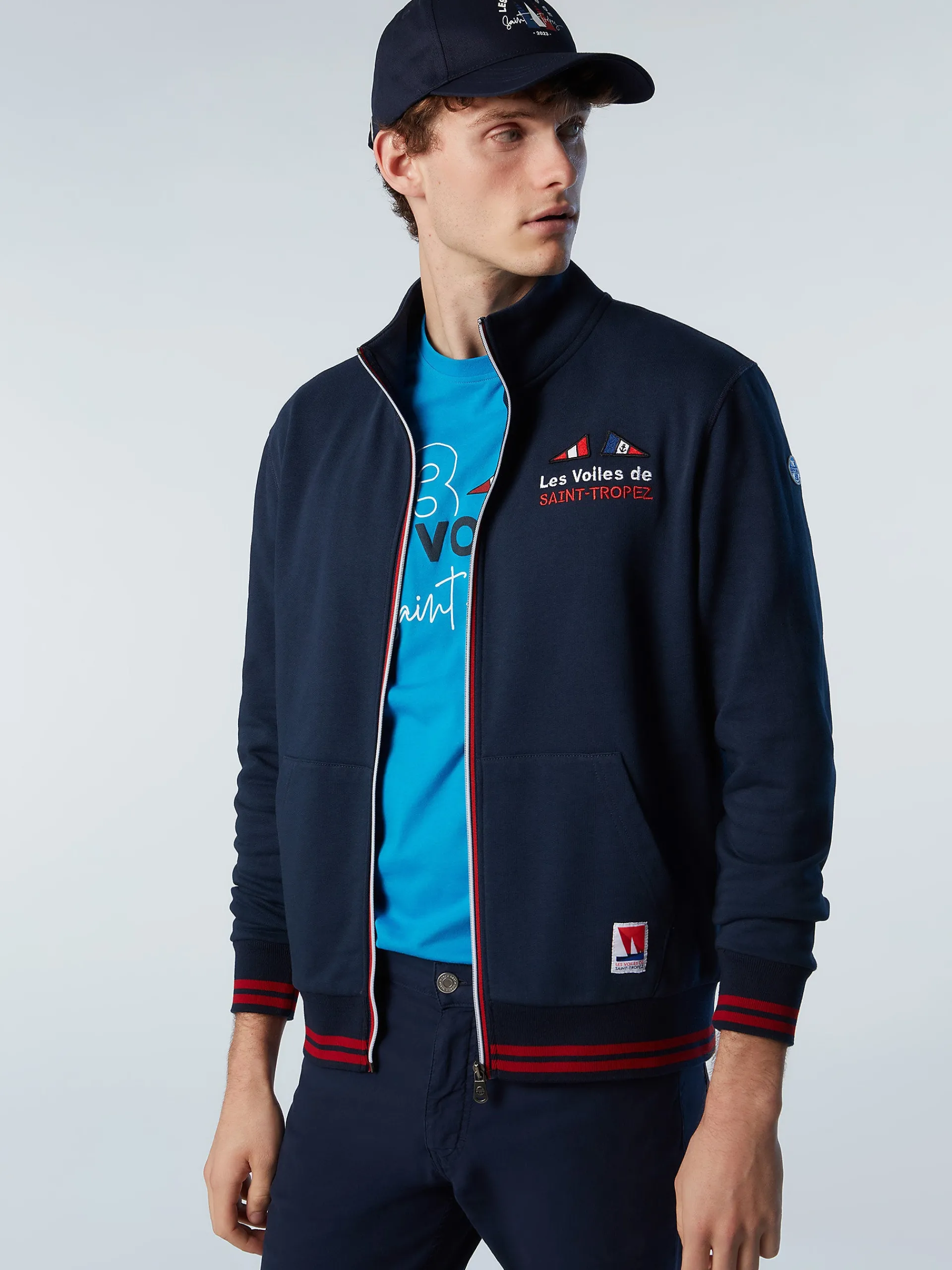 North Sails Felpa con zip Saint-Tropez*Uomo Outlet|Felpe