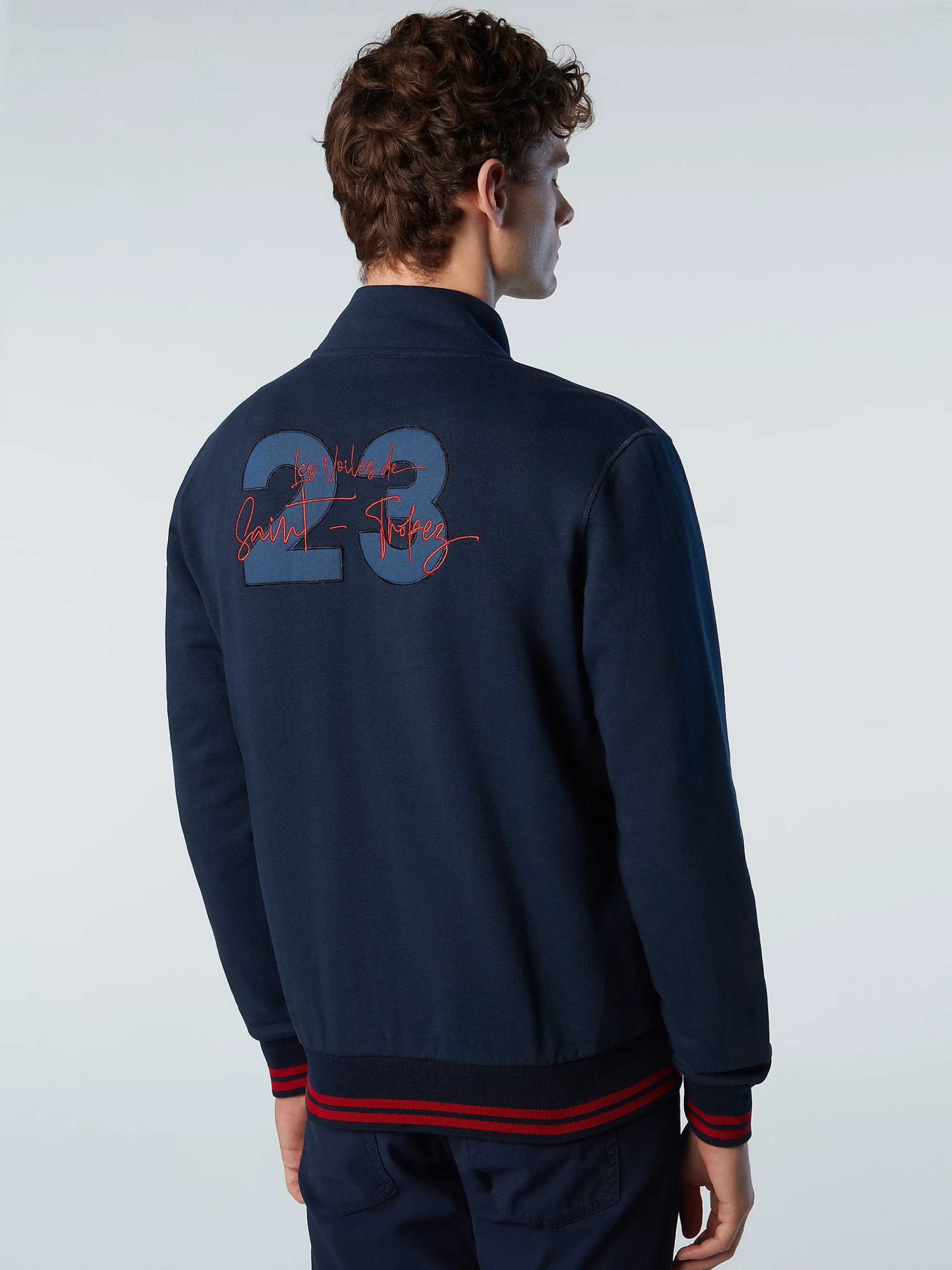 North Sails Felpa con zip Saint-Tropez*Uomo Outlet|Felpe