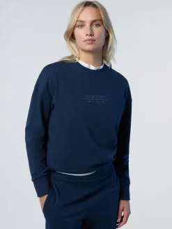 North Sails Felpa girocollo con ricamato*Donna Shop By Look|Felpe