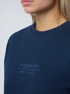 North Sails Felpa girocollo con ricamato*Donna Shop By Look|Felpe