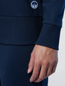 North Sails Felpa girocollo con ricamato*Donna Shop By Look|Felpe