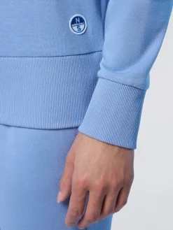 North Sails Felpa girocollo con ricamato*Donna Shop By Look|Felpe