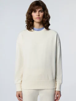 North Sails Felpa girocollo con ricamato*Donna Shop By Look|Felpe