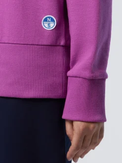 North Sails Felpa girocollo con ricamato*Donna Shop By Look|Felpe