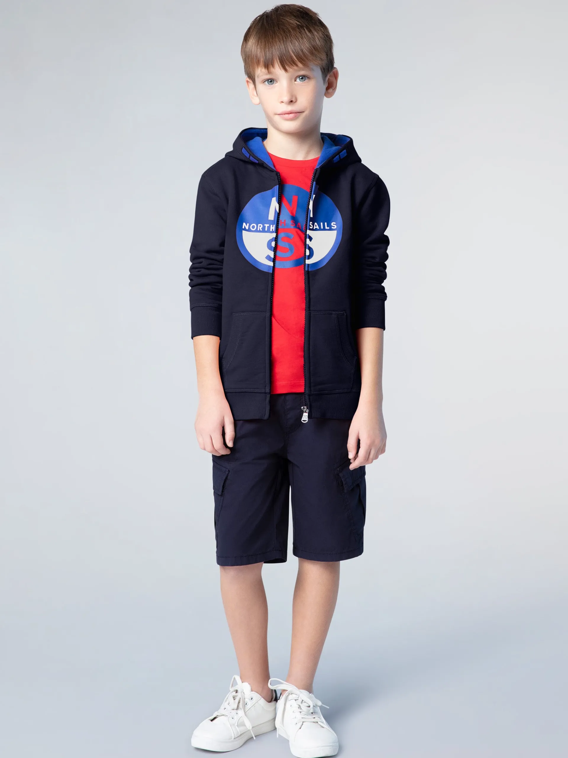 North Sails Felpa hoodie con maxi logo* Outlet