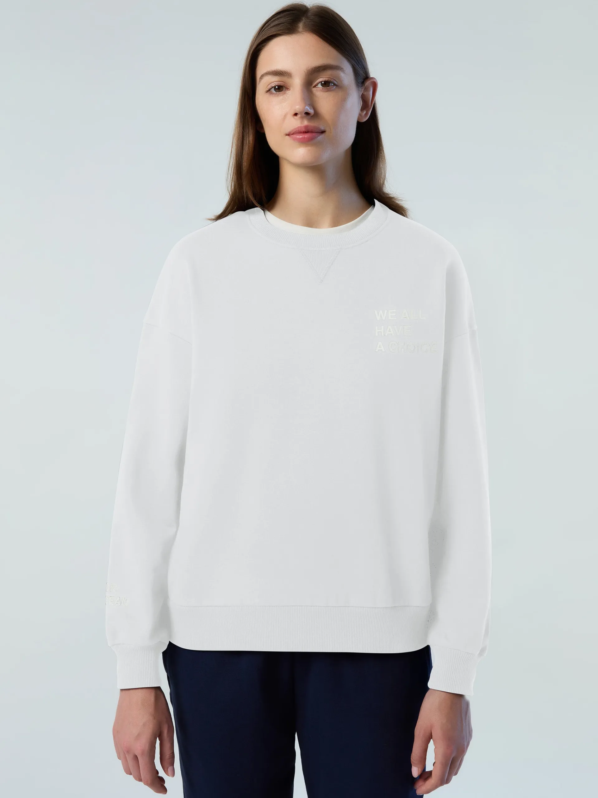 North Sails Felpa in cotone organico*Donna Outlet|Felpe