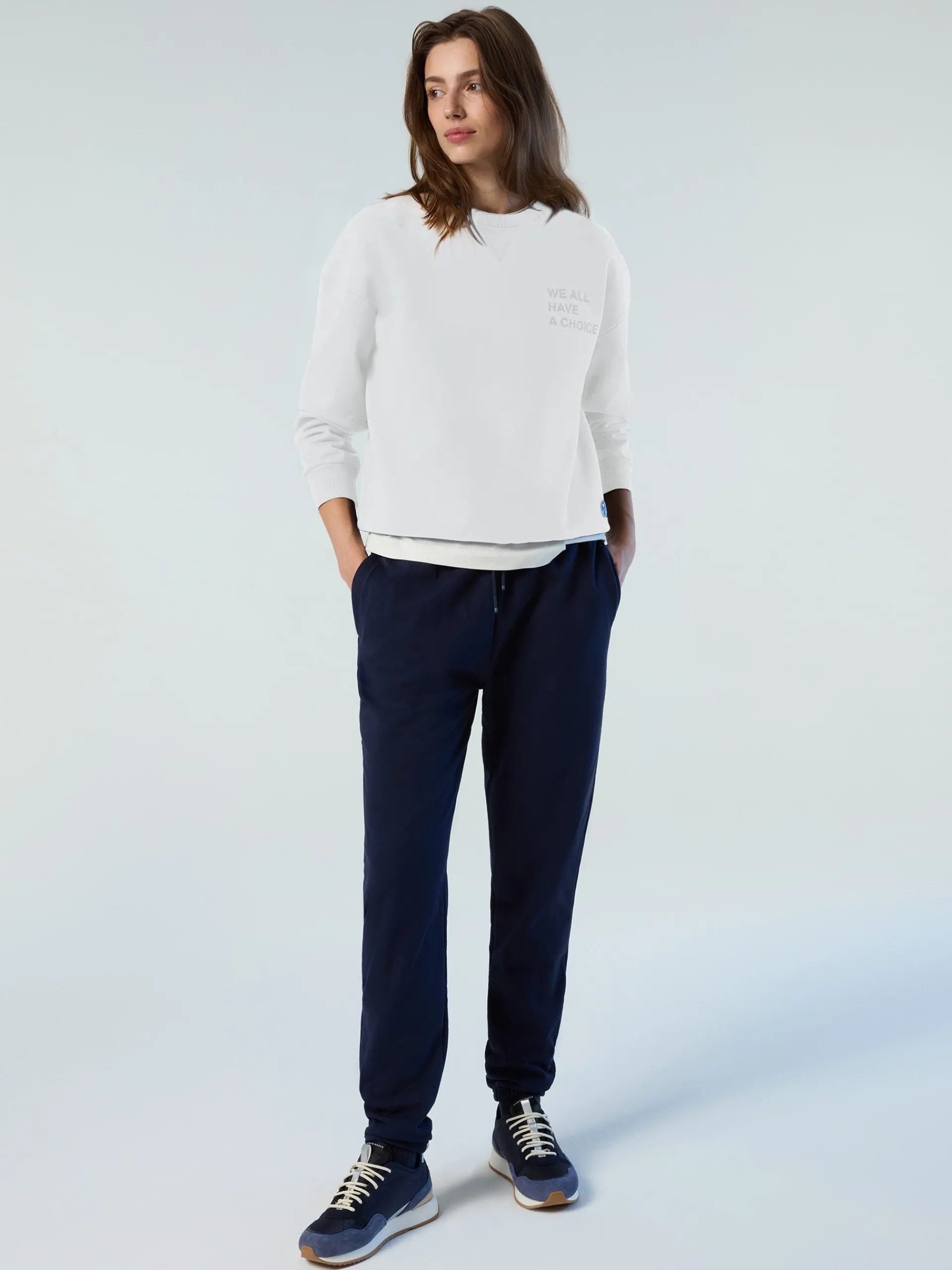 North Sails Felpa in cotone organico*Donna Outlet|Felpe