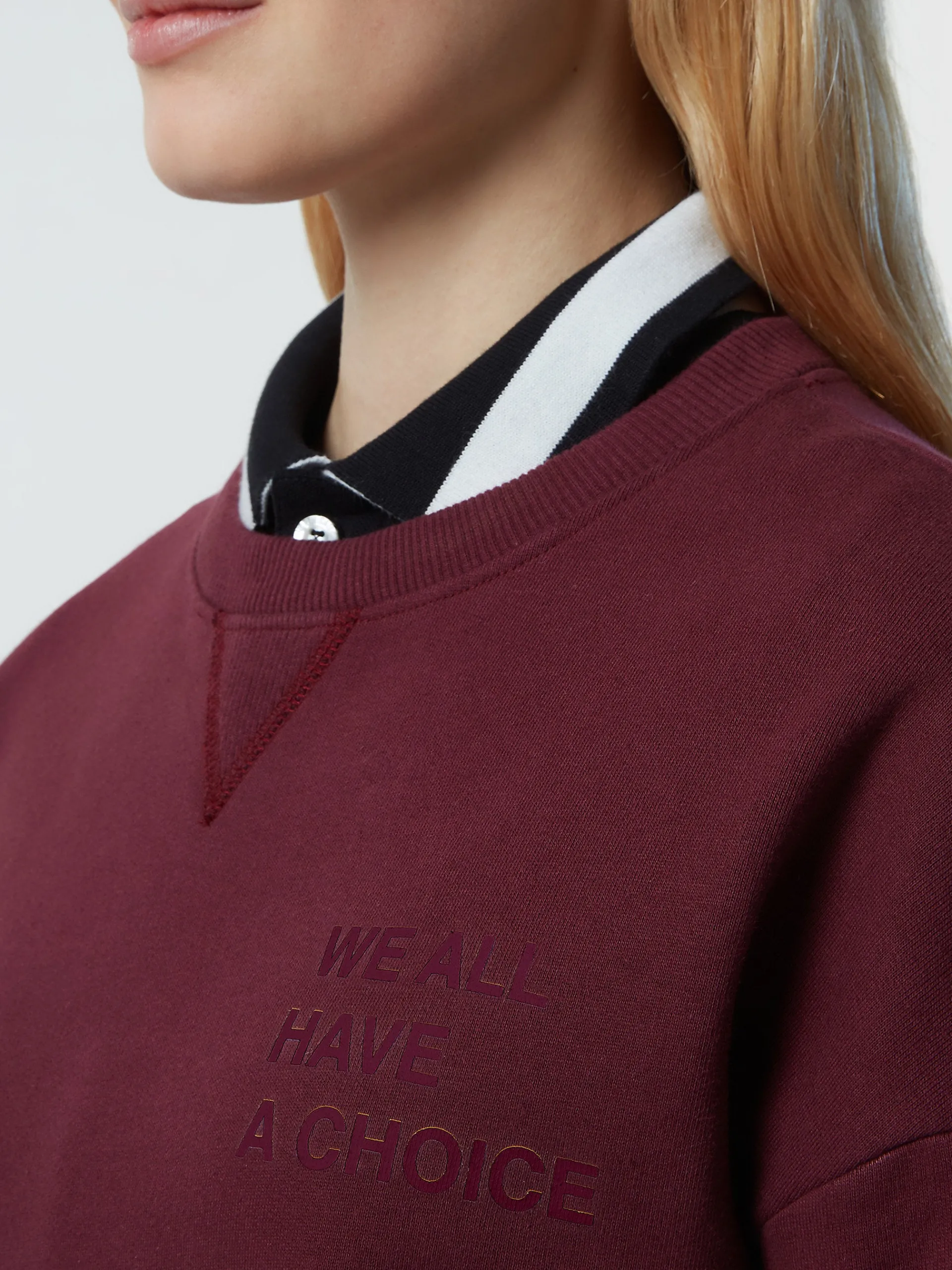 North Sails Felpa in cotone organico*Donna Outlet|Felpe