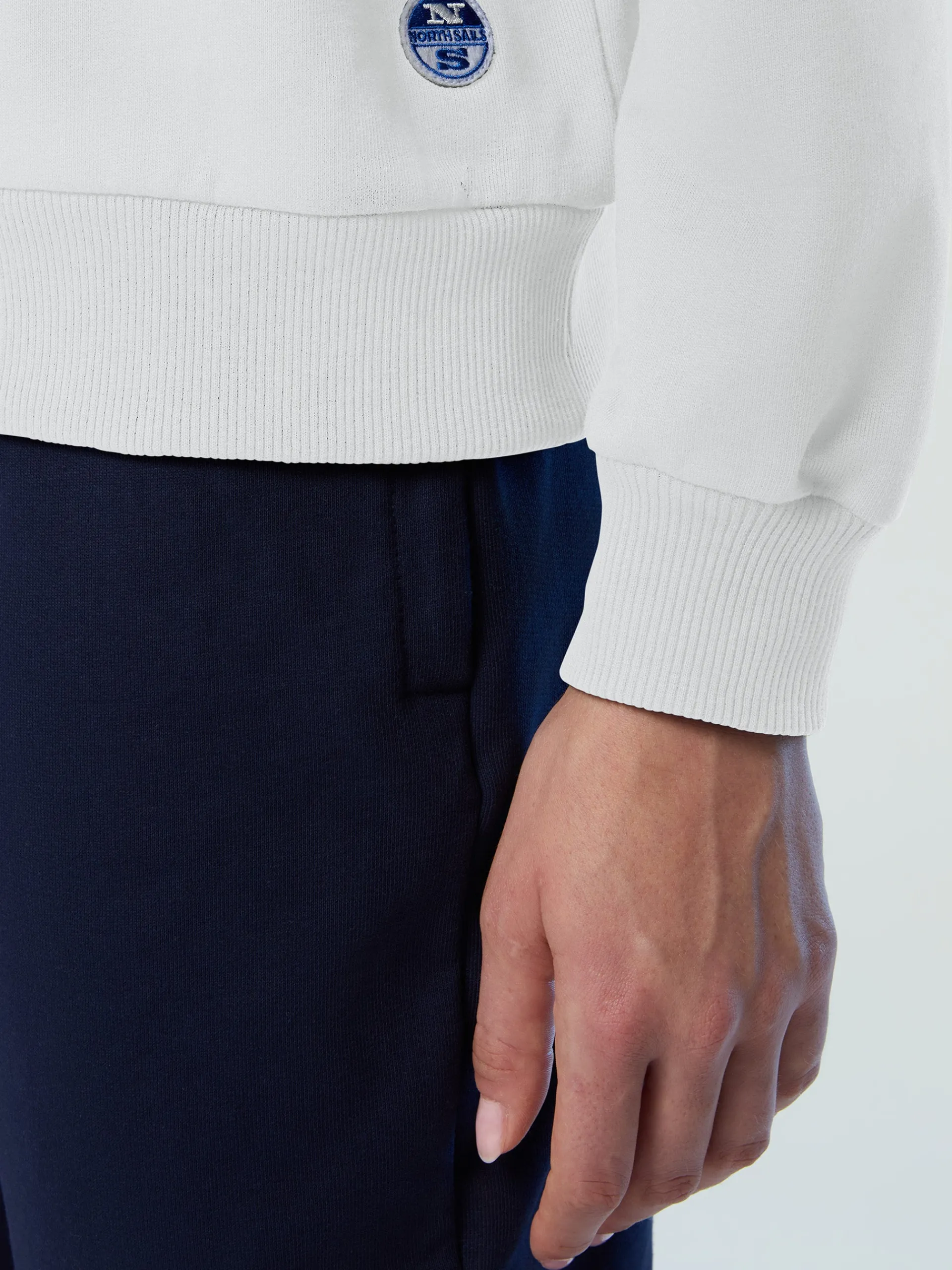 North Sails Felpa in cotone organico*Donna Outlet|Felpe