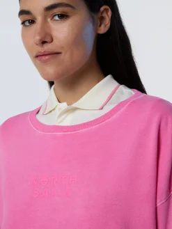 North Sails Felpa in cotone organico*Donna Outlet|Felpe