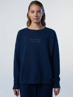 North Sails Felpa in cotone organico*Donna Outlet|Felpe