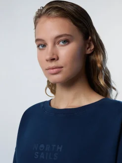 North Sails Felpa in cotone organico*Donna Outlet|Felpe