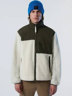 North Sails Felpa in pile e ripstop*Uomo Outlet|Felpe