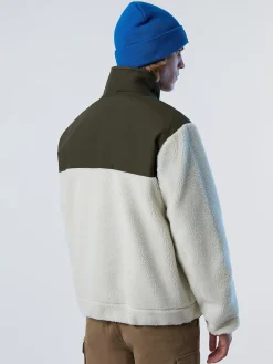 North Sails Felpa in pile e ripstop*Uomo Outlet|Felpe