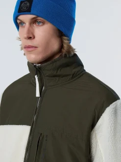 North Sails Felpa in pile e ripstop*Uomo Outlet|Felpe