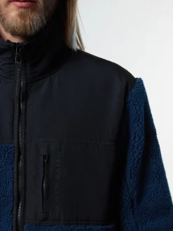 North Sails Felpa in pile e ripstop*Uomo Outlet|Felpe