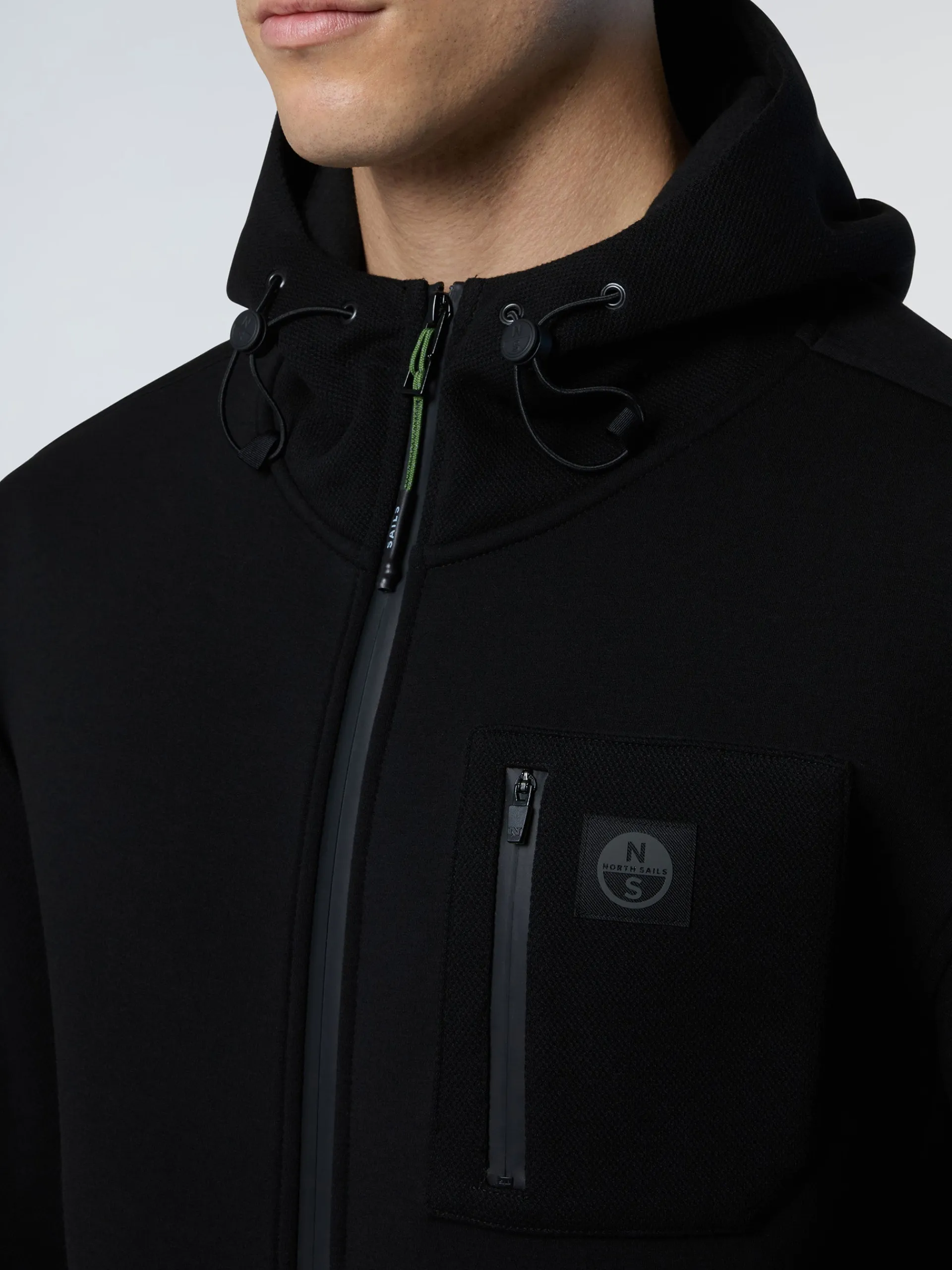 North Sails Felpa in scuba con cappuccio*Uomo Felpe