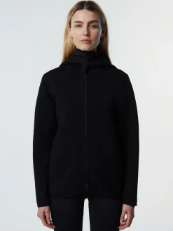 North Sails Felpa in scuba con cappuccio*Donna Outlet|Felpe