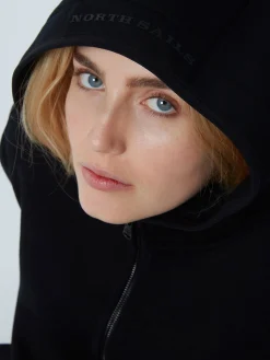 North Sails Felpa in scuba con cappuccio*Donna Outlet|Felpe