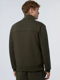 North Sails Felpa in scuba con zip*Uomo Shop By Look|Felpe