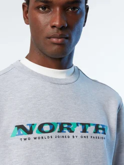 North Sails Felpa in tessuto riciclato*Uomo Outlet|Felpe