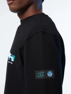 North Sails Felpa in tessuto riciclato*Uomo Outlet|Felpe