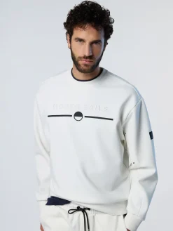 North Sails Felpa scuba con stampa a rilievo*Uomo Felpe