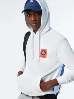 North Sails Felpa stampata con cappuccio*Uomo Outlet|Felpe