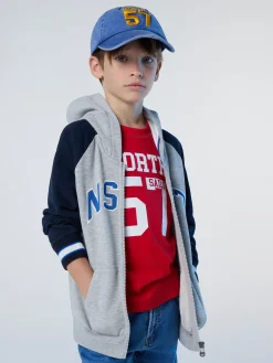 North Sails Felpa varsity con zip* Outlet