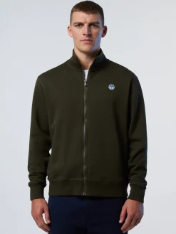 North Sails Full-zip sweatshirt with logo*Uomo Felpe