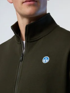 North Sails Full-zip sweatshirt with logo*Uomo Felpe