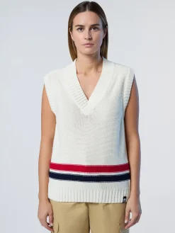 North Sails Gilet con scollo a V*Donna Outlet|Maglioni E Cardigan