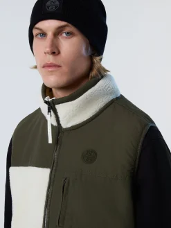 North Sails Gilet in pile e ripstop*Uomo Outlet|Outlet