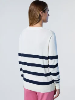 North Sails Maglia con scollo a V in aloe*Donna Outlet|Maglioni E Cardigan