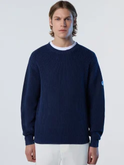 North Sails Maglia girocollo a costine*Uomo Outlet|Maglioni E Cardigan