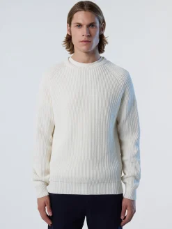 North Sails Maglia girocollo a costine*Uomo Outlet|Maglioni E Cardigan