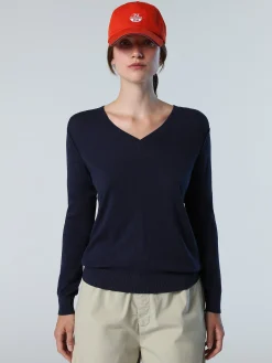 North Sails Maglia in aloe con collo a V*Donna Outlet