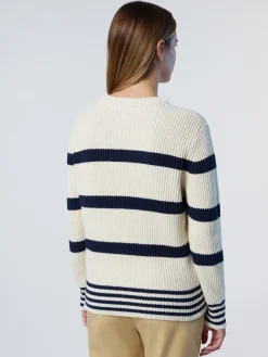 North Sails Maglia in cotone a coste*Donna Outlet|Maglioni E Cardigan