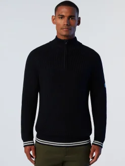 North Sails Maglia in lana con mezza zip*Uomo Outlet|Maglioni E Cardigan