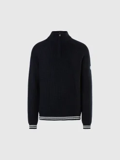 North Sails Maglia in lana con mezza zip*Uomo Outlet|Maglioni E Cardigan