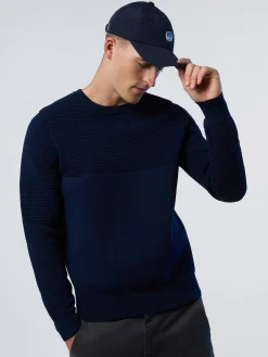 North Sails Maglione con lavorazione grafica*Uomo Maglioni E Cardigan