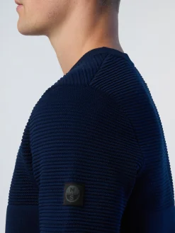 North Sails Maglione con lavorazione grafica*Uomo Maglioni E Cardigan