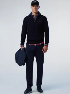 North Sails Maglione con mezza zip*Uomo Maglioni E Cardigan