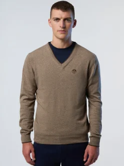 North Sails Maglione con scollo a V*Uomo Maglioni E Cardigan