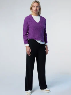 North Sails Maglione con scollo a V a trecce*Donna Shop By Look|Maglioni E Cardigan