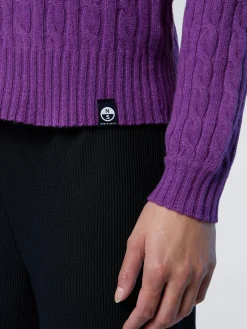 North Sails Maglione con scollo a V a trecce*Donna Shop By Look|Maglioni E Cardigan