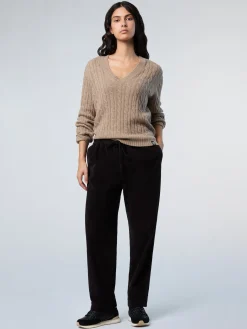 North Sails Maglione con scollo a V a trecce*Donna Shop By Look|Maglioni E Cardigan